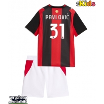 AC Milan Strahinja Pavlovic #31 Replica Home Minikit 2026-27 Short Sleeve (+ pants)